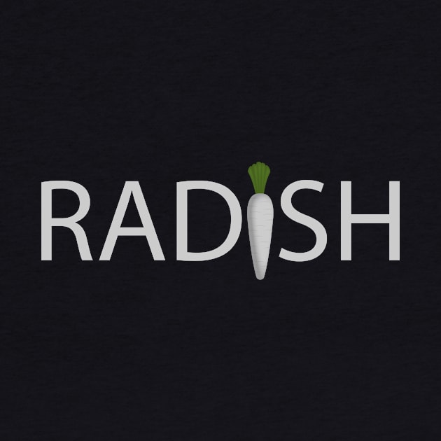 Radish typography design by DinaShalash